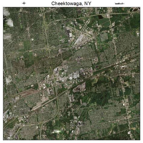 Aerial Photography Map of Cheektowaga, NY New York