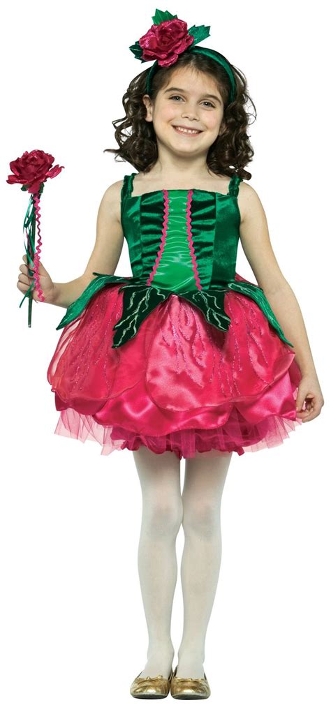 Rose Child Costume | Halloween fancy dress, Rose costume, Kids costumes girls