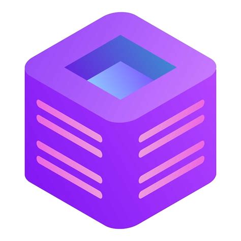 Premium Vector | Cube chat icon isometric of cube chat vector icon for ...