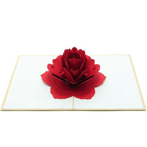 Rose Pop Up Card, new custom card Supplier - wholesaler in Vietnam ...