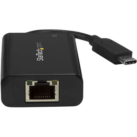 Startech .com USB C to Gigabit Ethernet Adapter/Converter w/PD 2.01Gbps ...