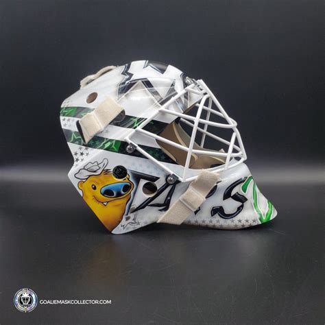 Jake Oettinger Goalie Mask Unsigned 2022 Dallas – Goalie Mask Collector