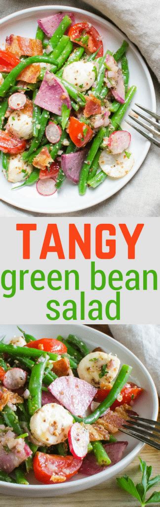 Tangy Green Bean Ciliegine Salad | Garlic & Zest