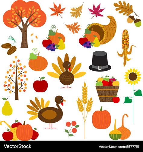 Thanksgiving clipart Royalty Free Vector Image