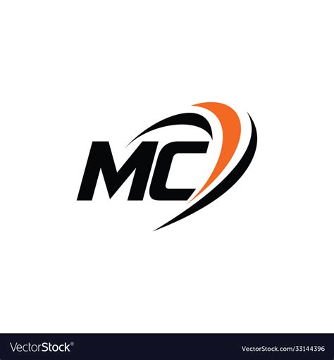 Mc monogram logo Royalty Free Vector Image - VectorStock