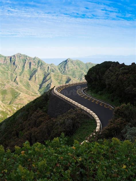 A Windy Road in the Mountains. Stock Image - Image of curve, windy ...