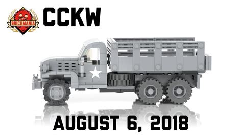 GMC CCKW - 2 1/2 Ton Cargo Truck - Custom Military Lego - YouTube