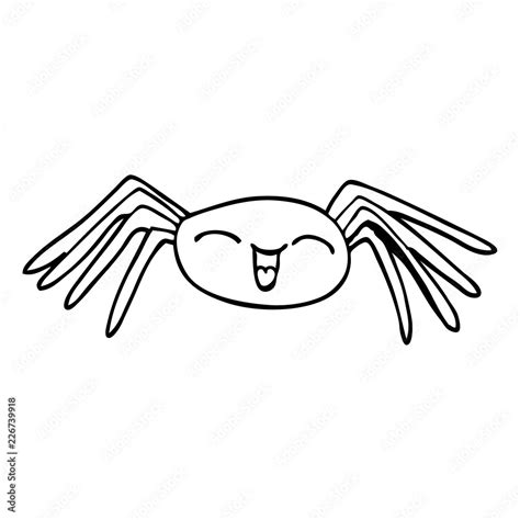 Happy Spider Cartoon