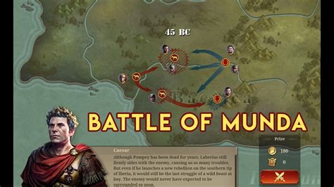 Battle of Munda [GREAT CONQUEROR ROME] Mission 5 - YouTube