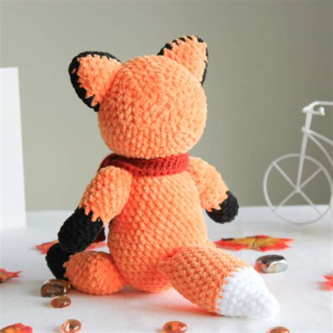 Crochet fox pattern, fox plush amigurumi, crochet stuffed an - Inspire ...