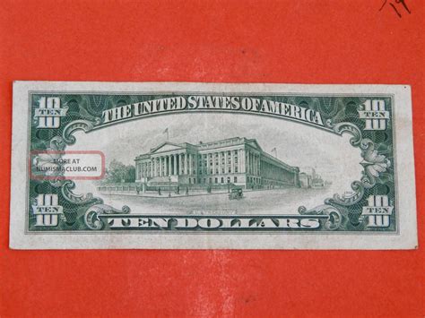 1934 D Ten Dollar Bill