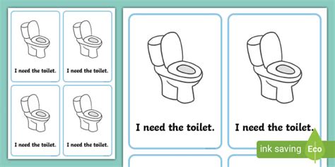 Twinkl Symbols: Requesting the Toilet Visual - Twinkl