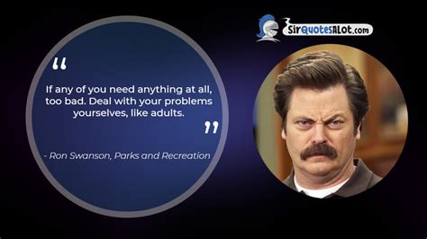 100+ Brilliant Ron Swanson Quotes - Sir QuotesALot