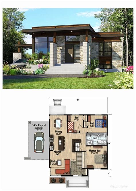 Ultra Modern Small House Plans - New Home Plans Design