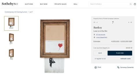 Is Banksy's 'Love is in the bin' his most infamous piece yet ...