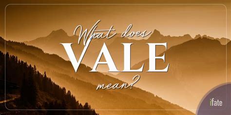 The Baby Name "Vale": What it means, and why numerologists like it