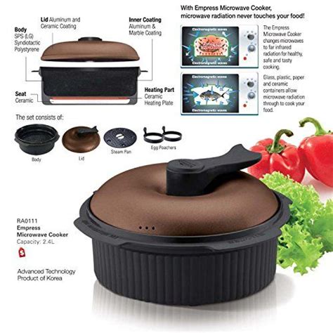 Ceramic Microwave Cooker Rice Steamer Roast Grill Steam Boil Stew Bake * Visit the image link mo ...