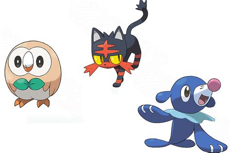 Meet The New Starters For 'Pokemon Sun and Moon'