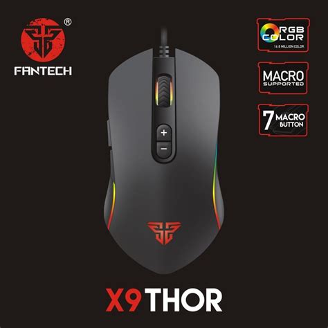 FANTECH X9 Thor Macro RGB Gaming Mouse - FANTECH