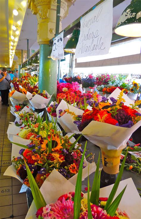 Flowers at Pike Place Market; Seattle, WA. I could have spent hours ...