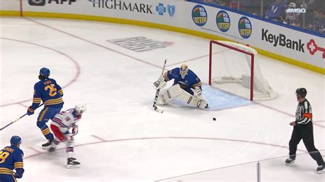 Alexis Lafrenière with a Goal vs. Buffalo Sabres | New York Rangers