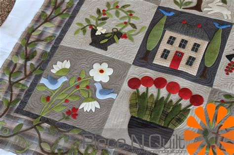 Piece N Quilt: Wool Applique Quilt