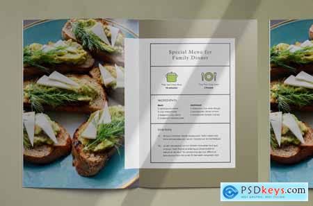 Food Brochure Layout Template » Free Download Photoshop Vector Stock ...