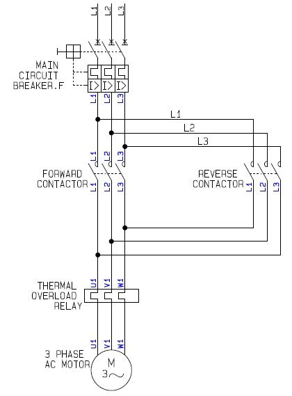 Control Circuit Diagram Forward Reverse