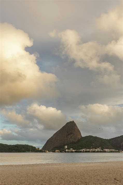 View To Sugar Loaf Mountain With Sunset Photograph by Vitor Marigo - Fine Art America