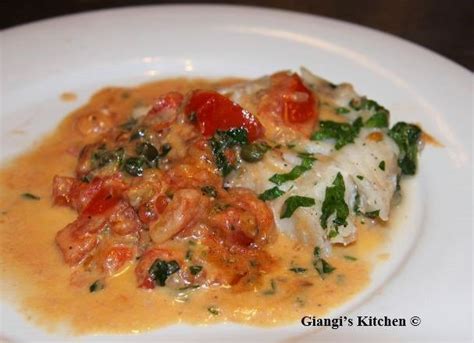 Fillets of Cod Piccata with Artichoke Hearts, Tomatoes and Green Olives | Giangi's Kitchen