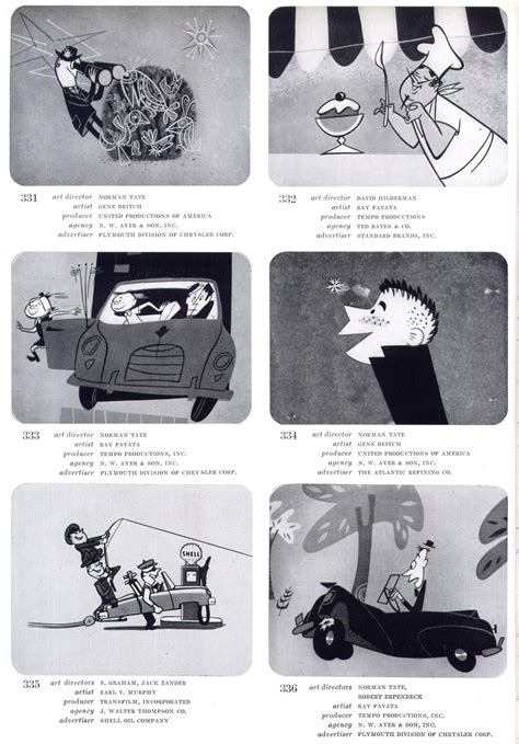 Today's Inspiration: 1950s Cartoon Art: Who Influenced Who?