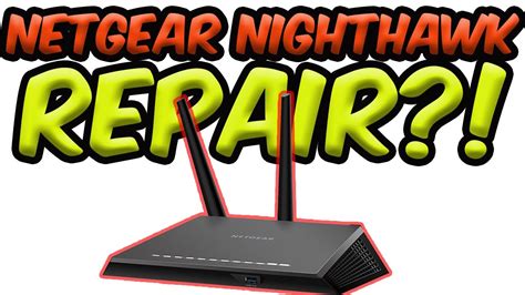 Netgear R7000 Antenna Repair | Part 1 - YouTube