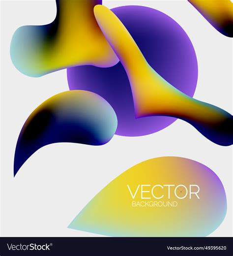 Abstract glowing shapes background Royalty Free Vector Image