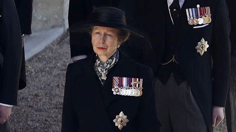 Princess Anne pays tribute to Prince Philip with special military ...