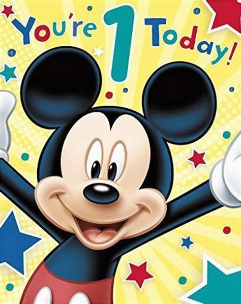 Mickey Mouse Birthday Card Free Printable Cards Print - vrogue.co