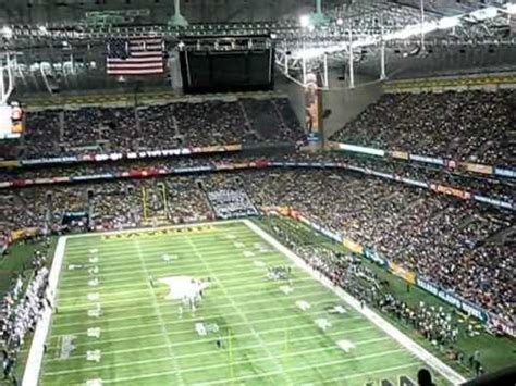 2011 ALAMO BOWL GAME ( pan view from my seat in the Alamodome ) Thurs., 12-29-11 - YouTube