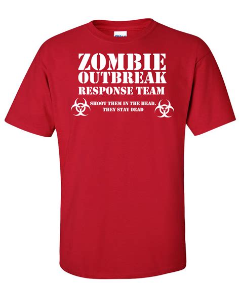 Zombie Outbreak Response Team Logo Graphic T Shirt – Supergraphictees