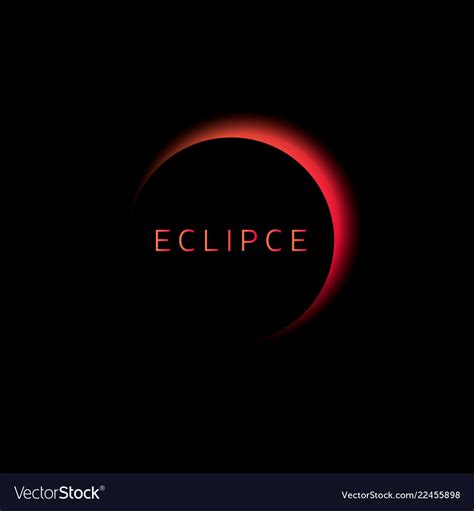 Solar and lunar eclipse Royalty Free Vector Image