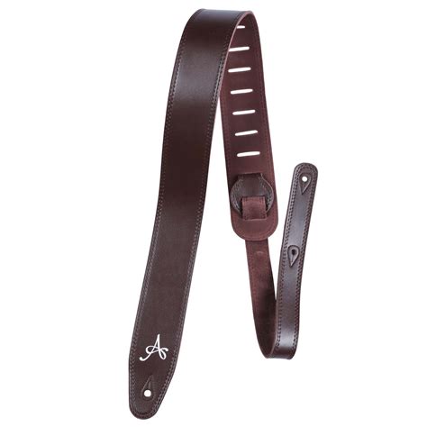 Artist GSLBR Brown Adjustable Leather Guitar Strap