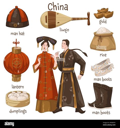 Chinese culture and traditions, man and woman Stock Vector Image & Art - Alamy