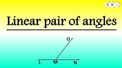 Linear pair of angles I Angles in a linear pair I What are linear pair ...