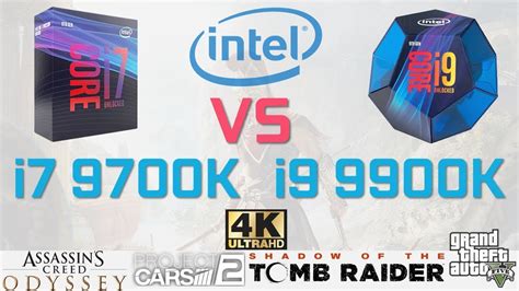 INTEL i9 9900K vs i7 9700K Benchmark and Test in 5 Games - YouTube