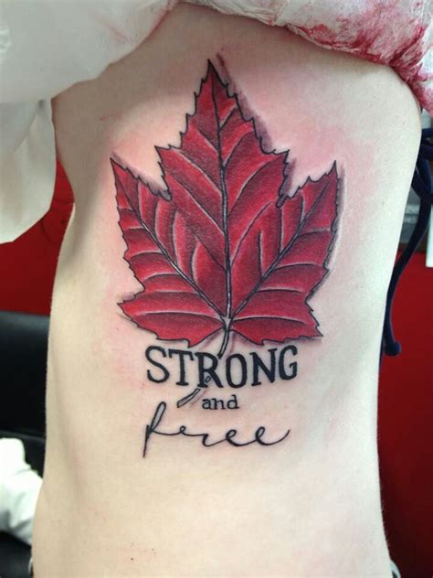 Ostia! 11+ Fatti su Canada Maple Leaf Tattoo Ideas! Buy true north red ...