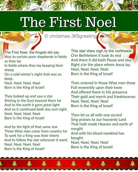 Complete List Of Christmas Carols