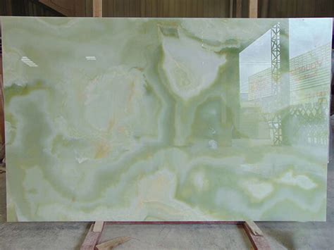 Light Green Onyx Slab for Tile, Panel, Countertops and Mosaic- Fulei