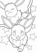Pikachu And Eevee Friends Coloring Pages sketch template