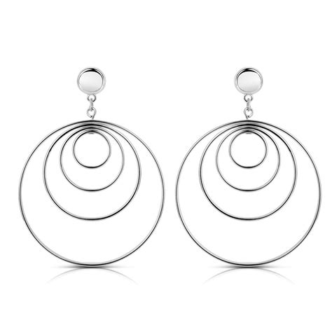 Newbridge Silver Plated Spiral Earrings - Newbridge Silverware - Fallers.com - Fallers Irish Jewelry