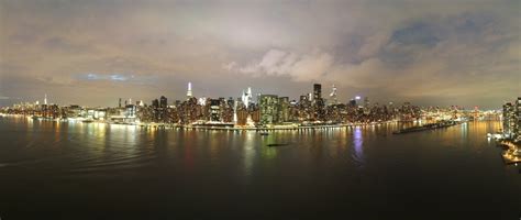 Skyline of Manhattan from long island. : r/dji