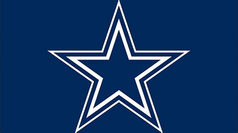 Dallas Cowboys Logo With Background Of Blue Sports, HD wallpaper | Peakpx