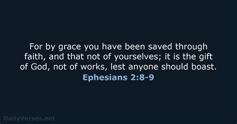 Ephesians 2:8-9 - Bible verse (NKJV) - DailyVerses.net